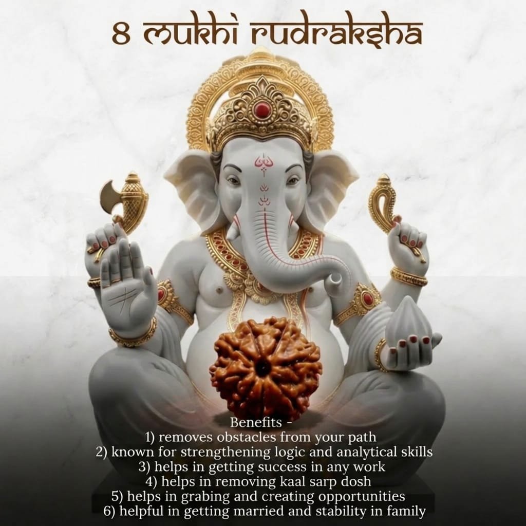 Eight Mukhi Rudraksha - Image 5